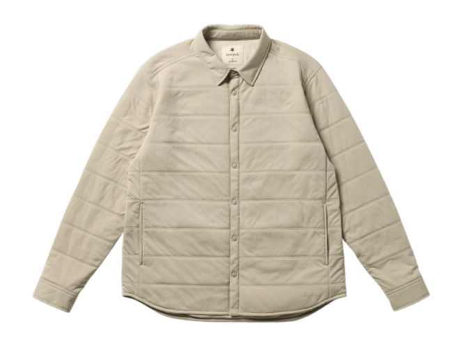 Jacket Snow Peak Unisex Flexible Insulated Shirt Ivory