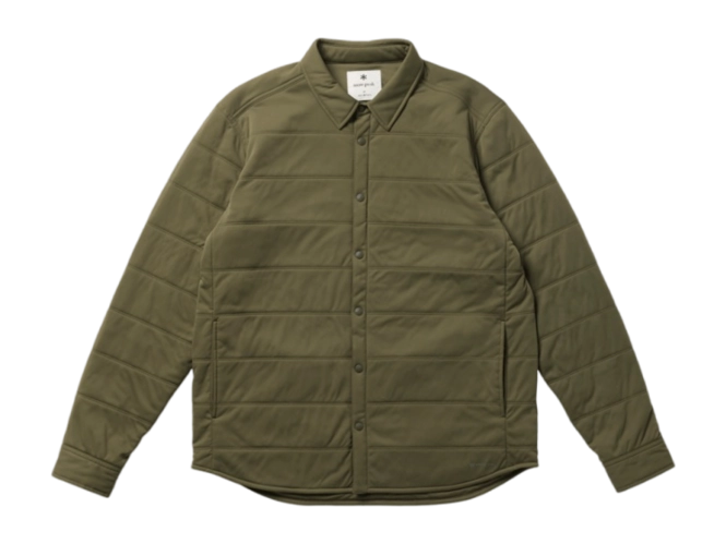Jacket Snow Peak Unisex Flexible Insulated Shirt Olive