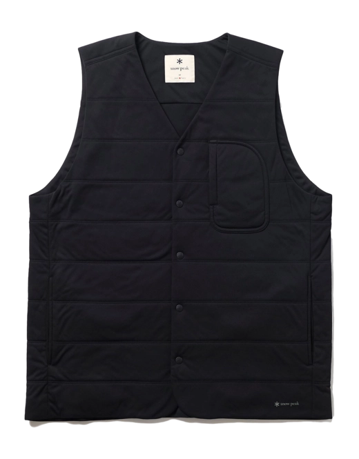 Vest Snow Peak Unisex Flexible Insulated Black