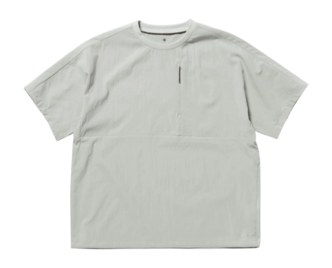 T-Shirt Snow Peak Unisex Breathable Quick Dry Grey