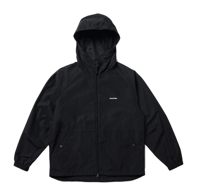 Parka Jacket Snow Peak Unisex Light Mountain Cloth Zip Up Black