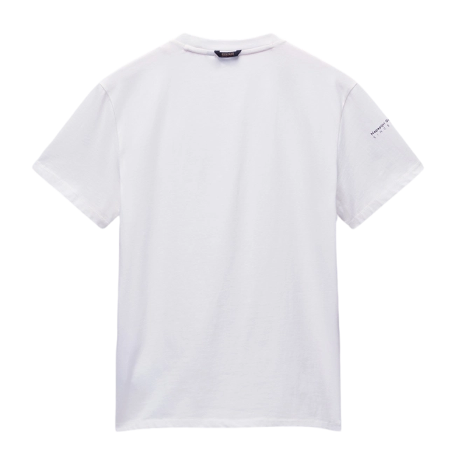 T-Shirt Napapijri Men Badge SS White Heron '25