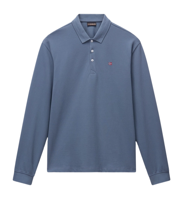 Polo Shirt Napapijri Men Ealis LS Stormy Weather