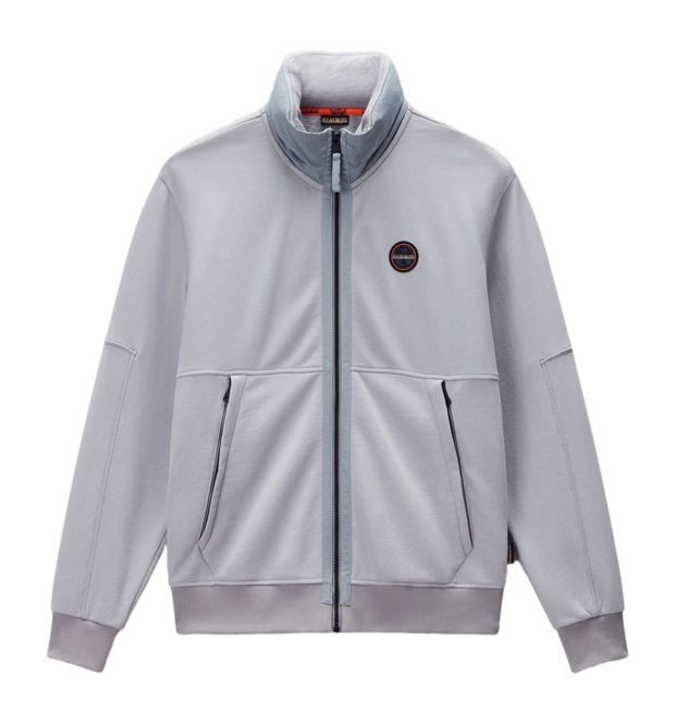 Zip Sweatshirt Napapijri Men Ambra FZH Ultimate Grey