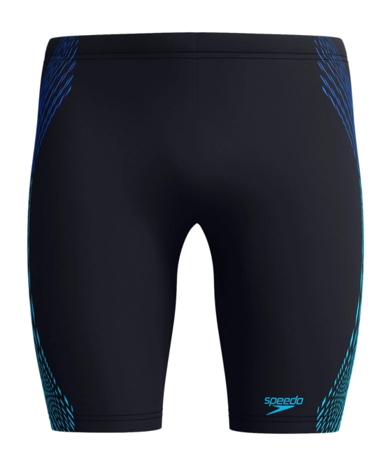 Swimming Trunks Speedo Men Eco+ Tech Panel Jammer Black Blue