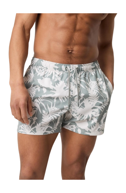 Swimming Trunks Björn Borg Men Borg Print Swim Shorts Dark Jungle 5
