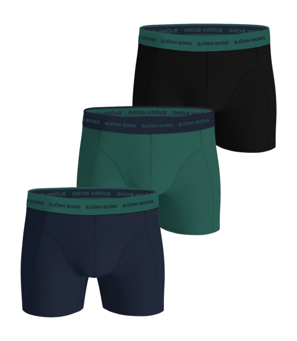 Boxer Shorts Björn Borg Men Cotton Stretch Boxer Multi-coloured Multipack 1 (3-pack) 25