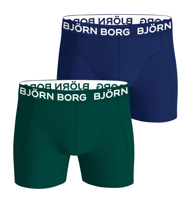 Boxer Shorts Björn Borg Men Bamboo Cotton Blend Boxer Multi-coloured Multipack 2 (2-pack)