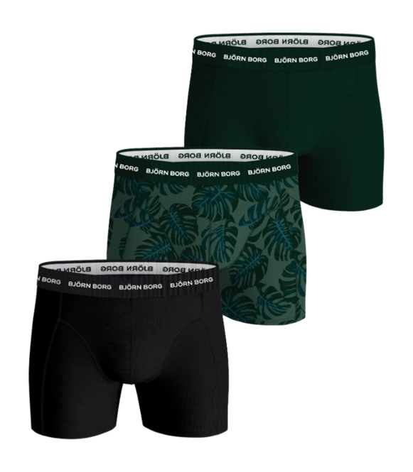 Boxer Shorts Björn Borg Men Cotton Stretch Boxer 2 Multi-coloured Pack 5 (3-pack)