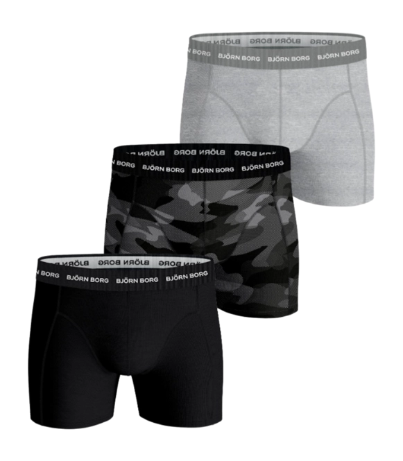 Boxer Shorts Björn Borg Men Cotton Stretch Boxer 2 Multi-coloured Pack 8 (3-pack)