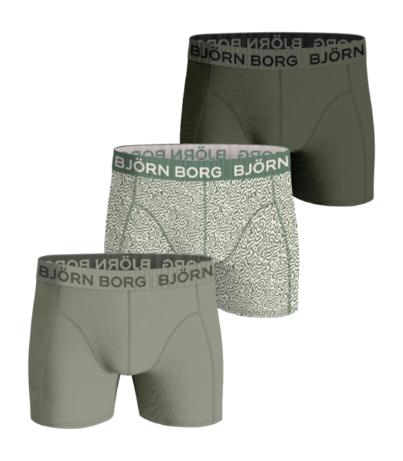 Boxer Shorts Björn Borg Men Cotton Stretch Boxer 3 Multipack 3 (3-pack)