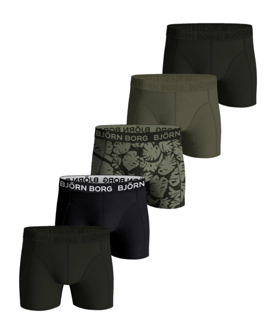 Boxer Shorts Björn Borg Men Cotton Stretch Boxer 3 Multipack 2 (5-pack)