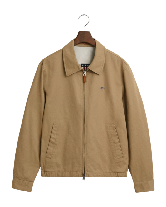 Jacket GANT Men Cotton Windcheater Jacket Dark Khaki 25