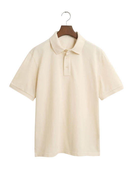 Polo Shirt GANT Men Sunfaded Ss Polo Shirt Ivory White '25