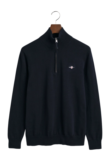 Jumper GANT Men Classic Cotton Half Zip Evening Blue 25