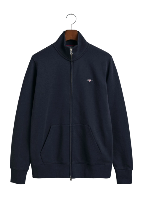 Zip Sweatshirt GANT Men Reg Shield Full Zip Sweat Evening Blue 25