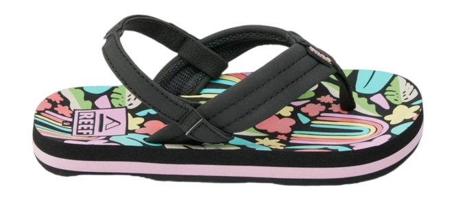 Sandals Reef Kids Little Ahi Tropical Rainbow 25