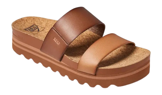 Sandals Reef Women Cushion Vista Hi Espresso Duo
