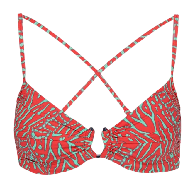 Bikini Top Barts Women Anangu Cross Back Red