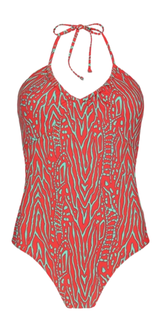 Swimsuit Barts Women Anangu V-Neck One Piece Red