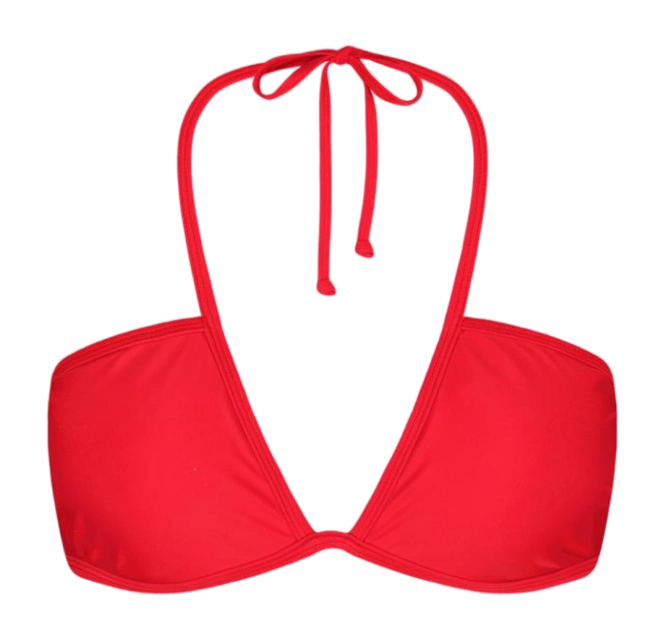 Bikini Top Barts Women Kelli Plunge Halter Red