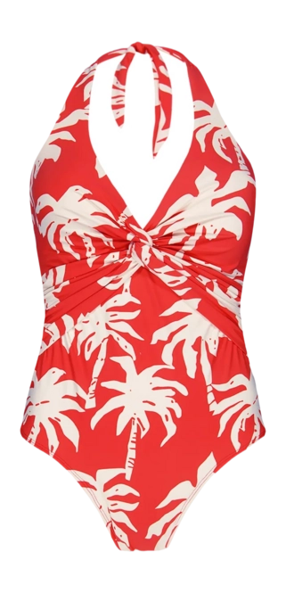 Swimsuit Barts Women Norri Halter Shaping One Piece Red