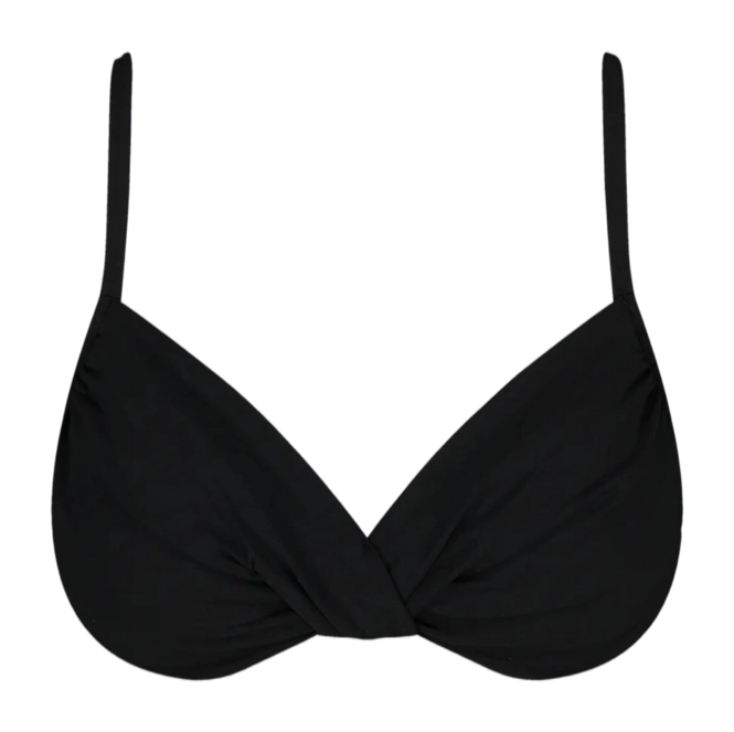 Bikini Top Barts Women Solid Underwire Black