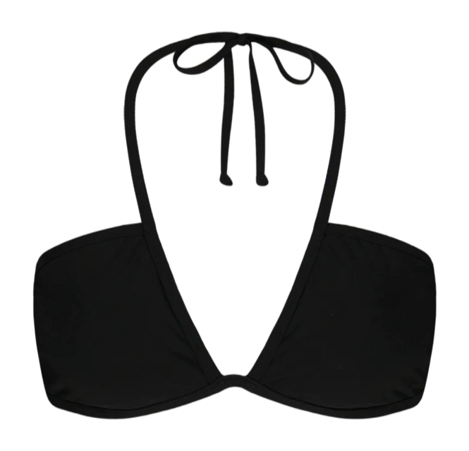 Bikini Top Barts Women Solid Plunge Halter Black