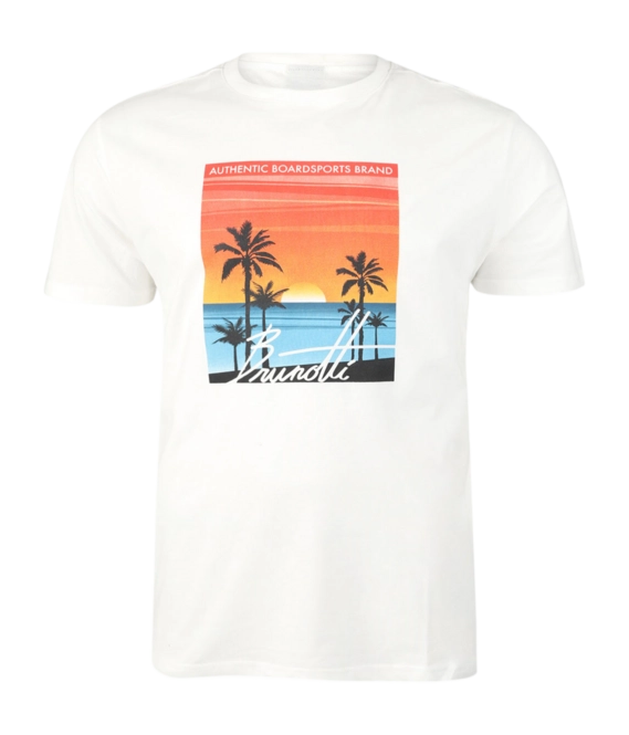 T-Shirt Brunotti Men Leeway Snow 25