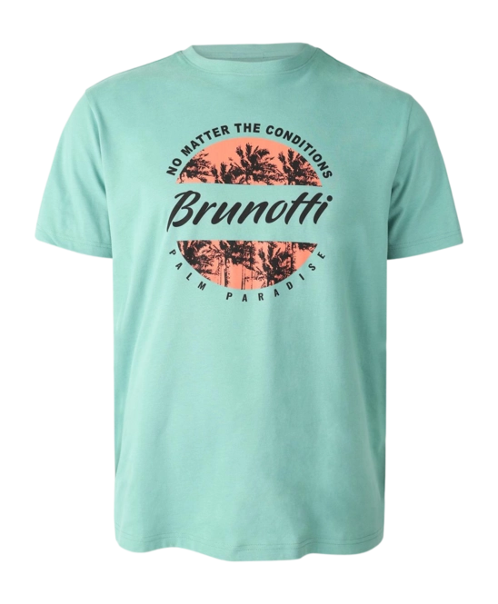T-Shirt Brunotti Men Leeway Bottle Green 25