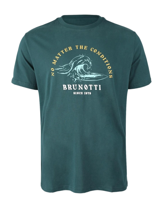 T-Shirt Brunotti Men Leeway Fuel Green 25