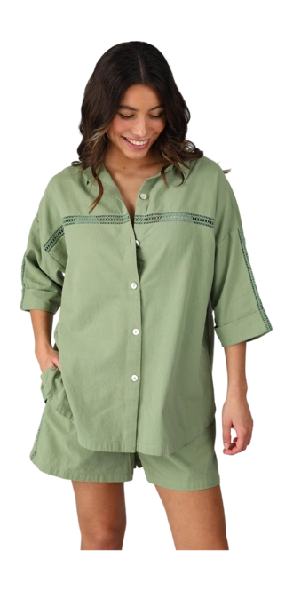 Shirt Brunotti Women Riley Eucalyptus 25