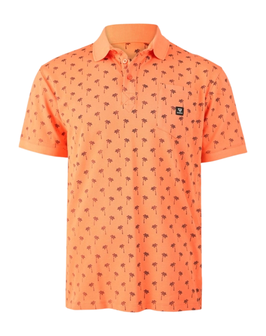 Polo Shirt Brunotti Men Addax Mini Palm Melon