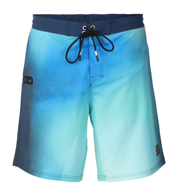 Swimming Trunks Brunotti Men Dhion Spray Grid Allover Neon Blue
