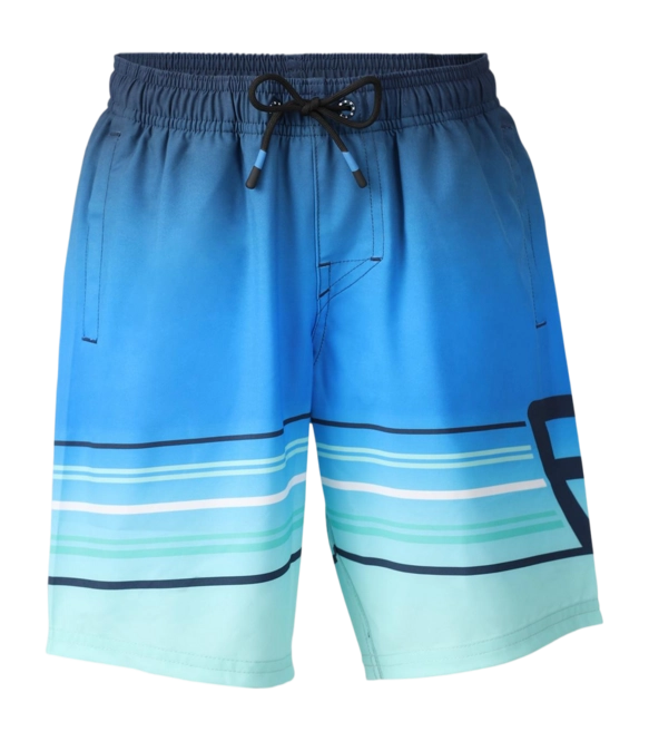 Swimming Trunks Brunotti Boys Bru conicy PP Gradient Stripe Neon Blue