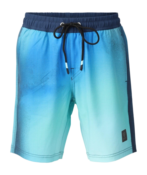 Swimming Trunks Brunotti Boys Dhiony Spray Grid Allover Neon Blue