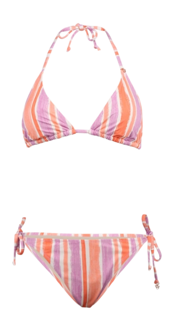 Bikini Brunotti Women Lolly Stripe Watercolour Stripe Aqua Snow 25