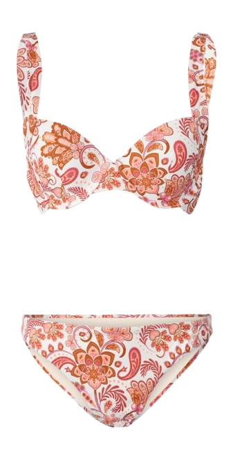 Bikini Brunotti Women Stefanie Paisley Aqua Snow 25