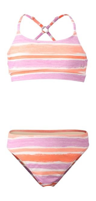 Bikini Brunotti Girls Sofia Stripe Watercolour Horizon Aqua Snow 25