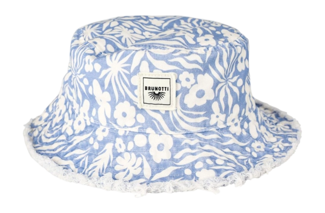 Fisherman's Hat Brunotti Women Buckley Swirl Floral Swirl Aqua Bluebell