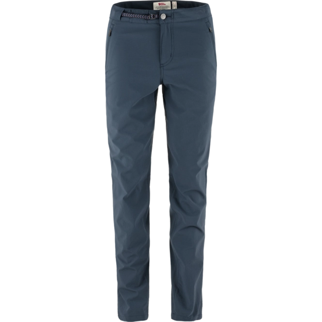 Trousers Fjällräven Women High Coast Trail Trousers Navy W