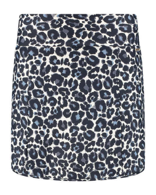 Skirt Deblon Women Bobby Leopard Summer Blue