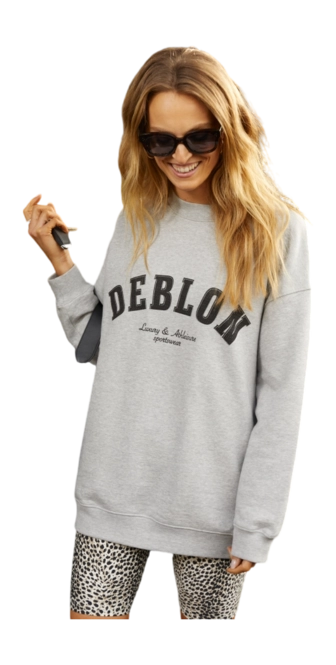 Sweater Deblon Women Puck Grey Melange 25