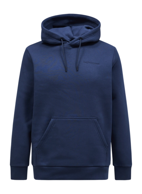 Hoodie Peak Performance Men Original Small Logo Hoodie Blue Shadow
