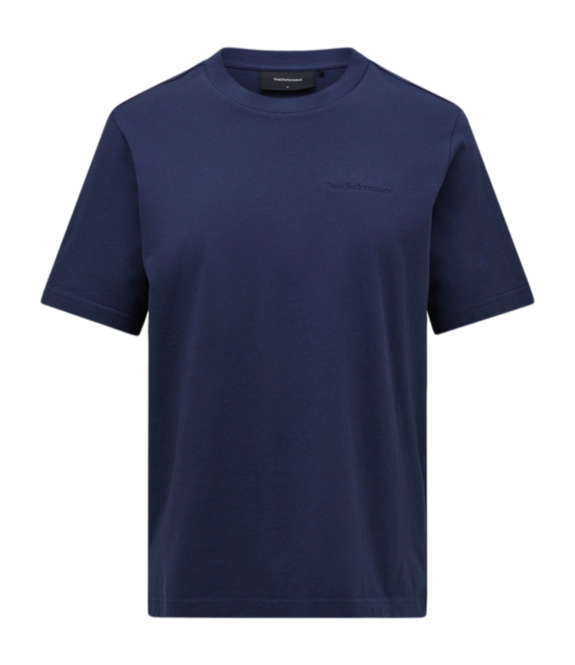 T-Shirt Peak Performance Men Original Small Logo Tee Blue Shadow