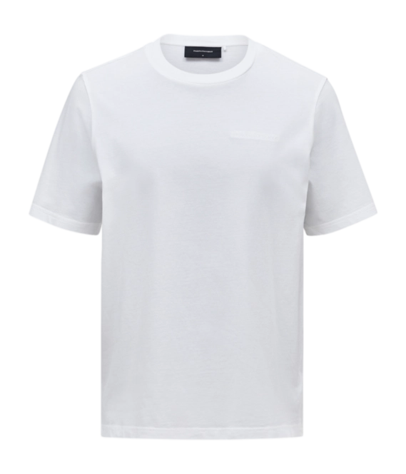 T-Shirt Peak Performance Men Original Small Logo Tee Offwhite