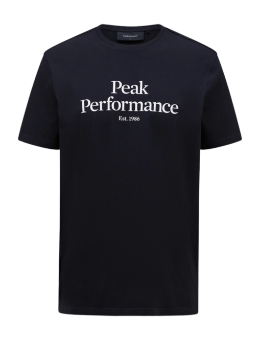 T-Shirt Peak Performance Men Original Tee Black Offwhite