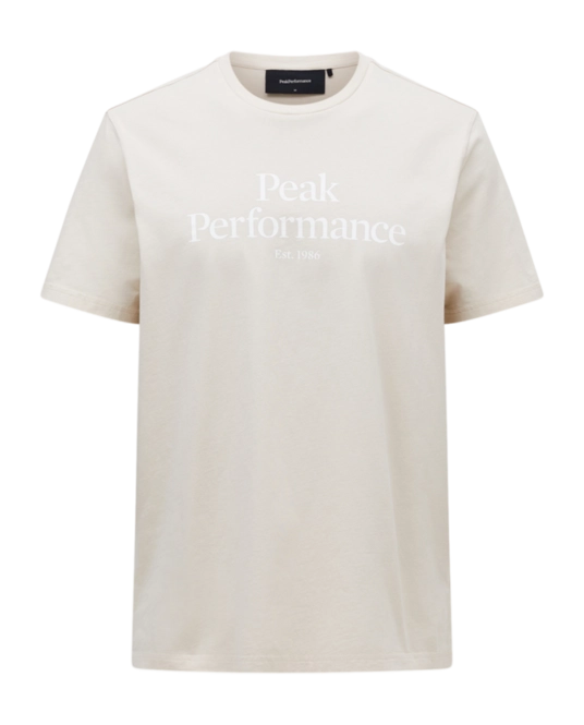 T-Shirt Peak Performance Men Original Tee Sand Fog