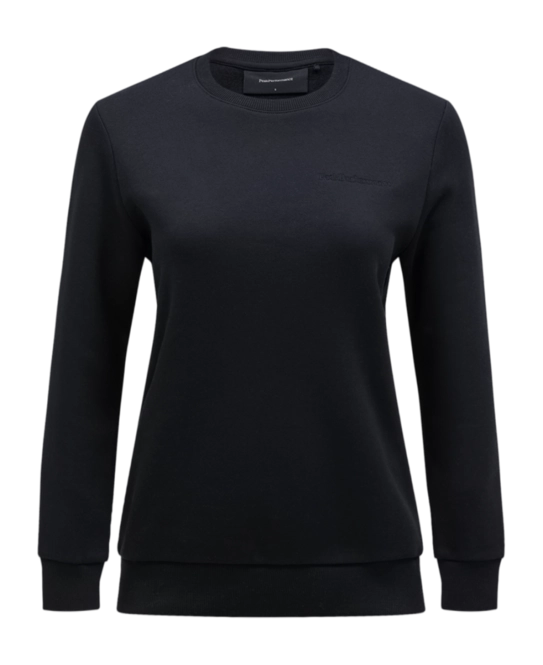 Jumper Peak Performance Women Original Small Logo Crew Black