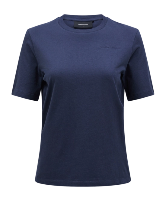 T-Shirt Peak Performance Women Original Small Logo Tee Blue Shadow